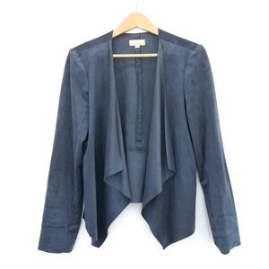 LOFT Faux-suede Draped Jacket
